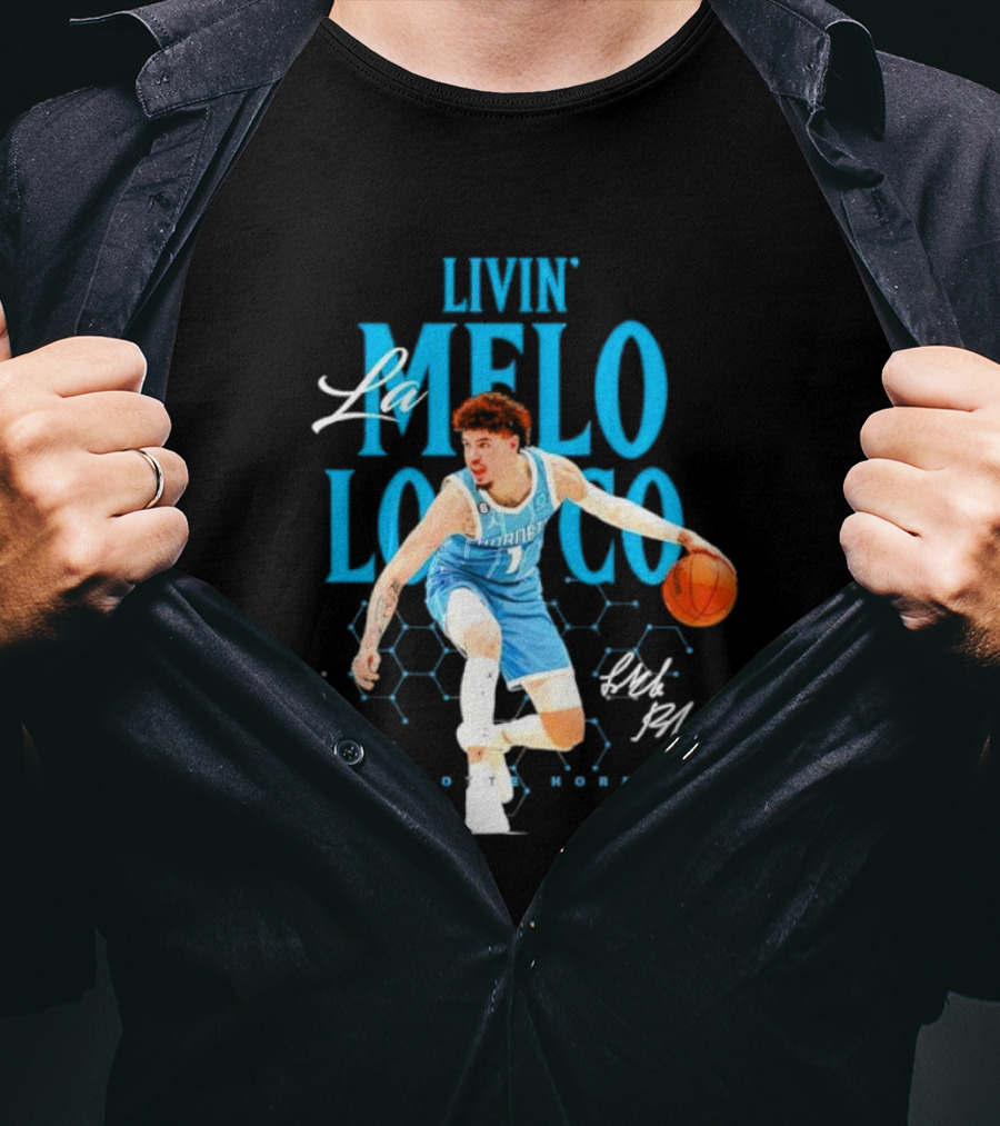 Livin' La Melo Loco Charlotte Hornets Signature T-Shirt