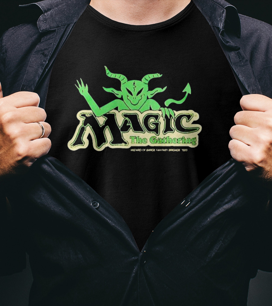 Magic The Gathering 1973 Wizard Of Barge Fantasy Breach T-Shirt