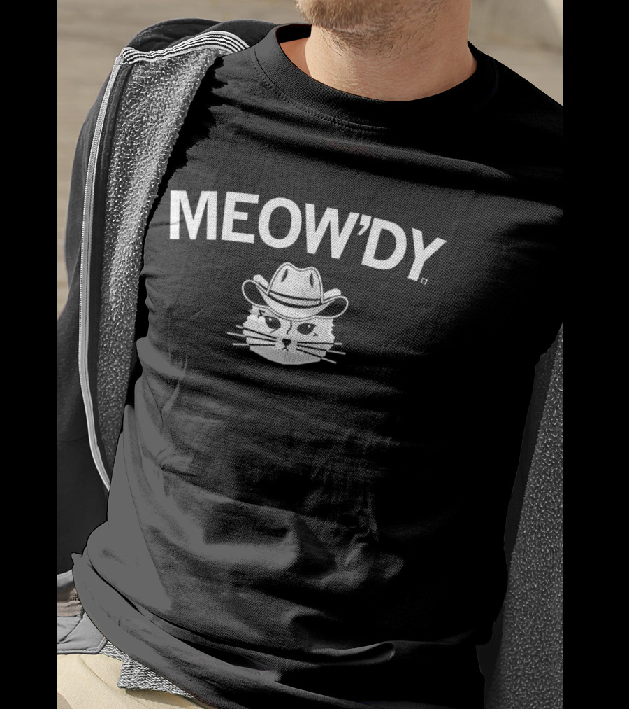Meow'dy Cat Cowboy Hat T-Shirt