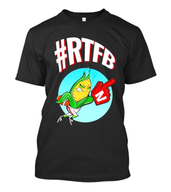 RTFB Nebraska Cobby Corn Football T-Shirt