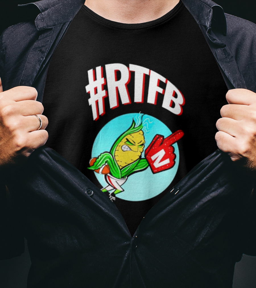 RTFB Nebraska Cobby Corn Football T-Shirt