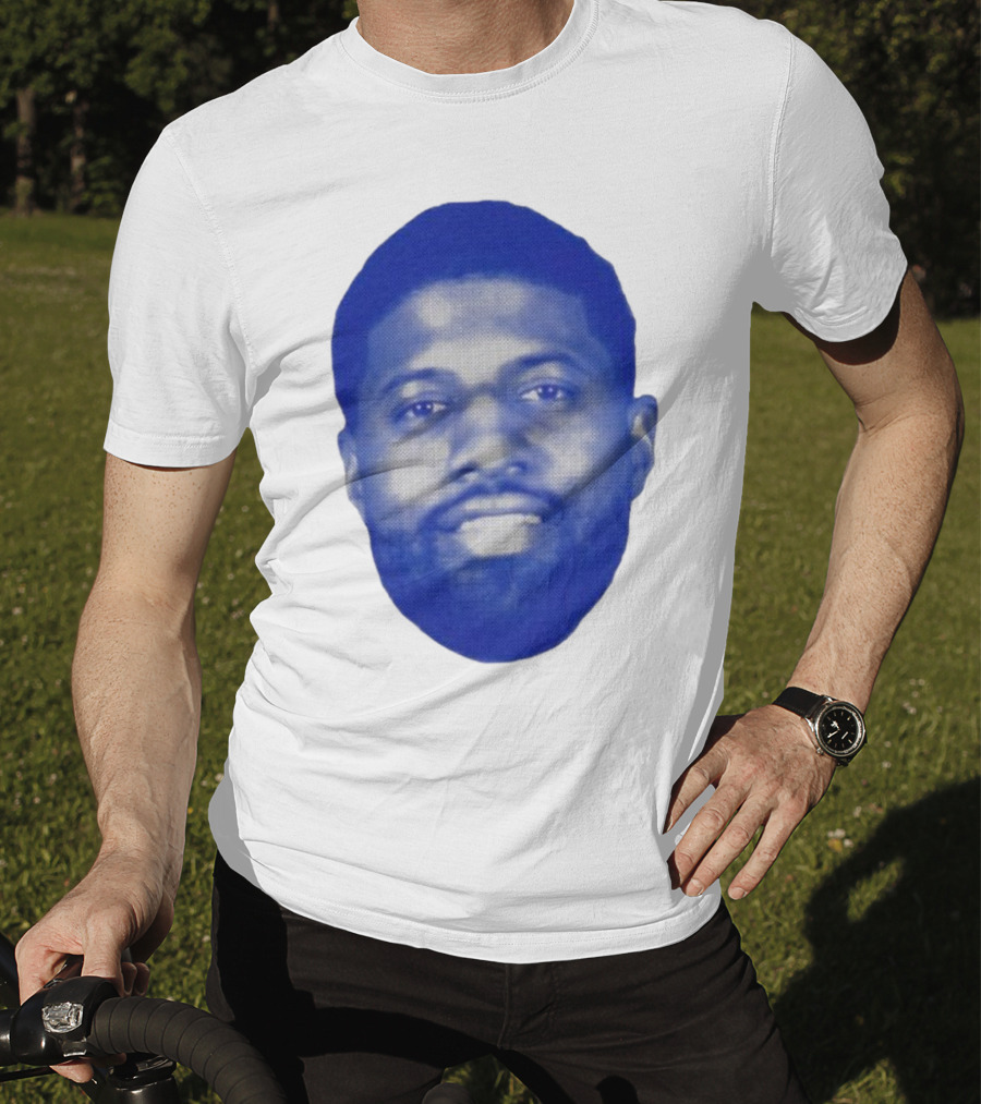 Paul George Blue Halftone Face T-Shirt