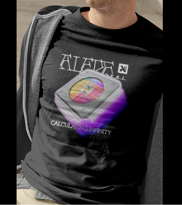 Aleph Null Calculating Infinity With Chip T-Shirt