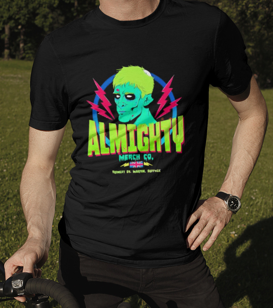 Almighty Merch Co. Frankenstein Illustration Trimley St. Martin Suffolk T-Shirt