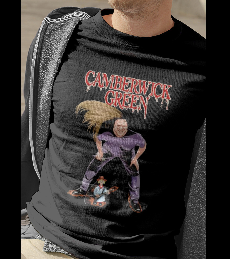 Camberwick Green Heavy Metal Vibe With Animated Figure T-Shirt