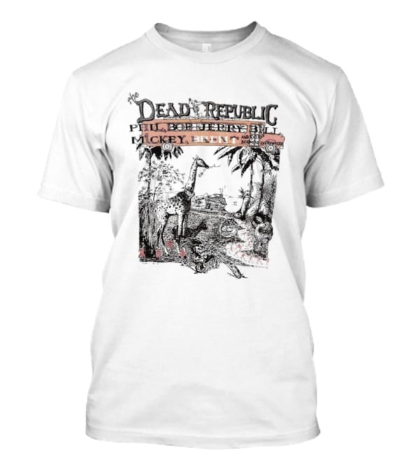 The Dead Republic Phil Bob Jerry Bill Mickey Brent Safari Scene T-Shirt