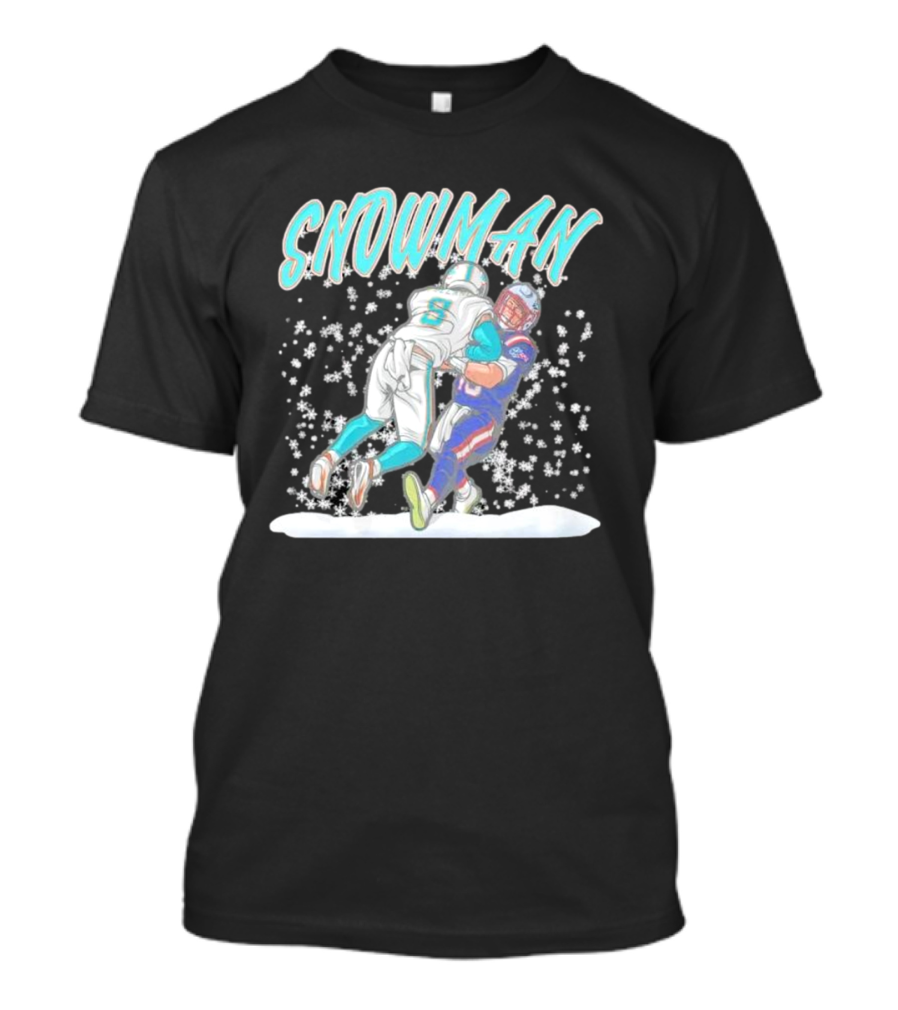 SNOWMAN Jevon Holland Tackle Football Action Scene T-Shirt