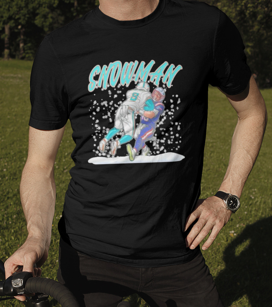 SNOWMAN Jevon Holland Tackle Football Action Scene T-Shirt