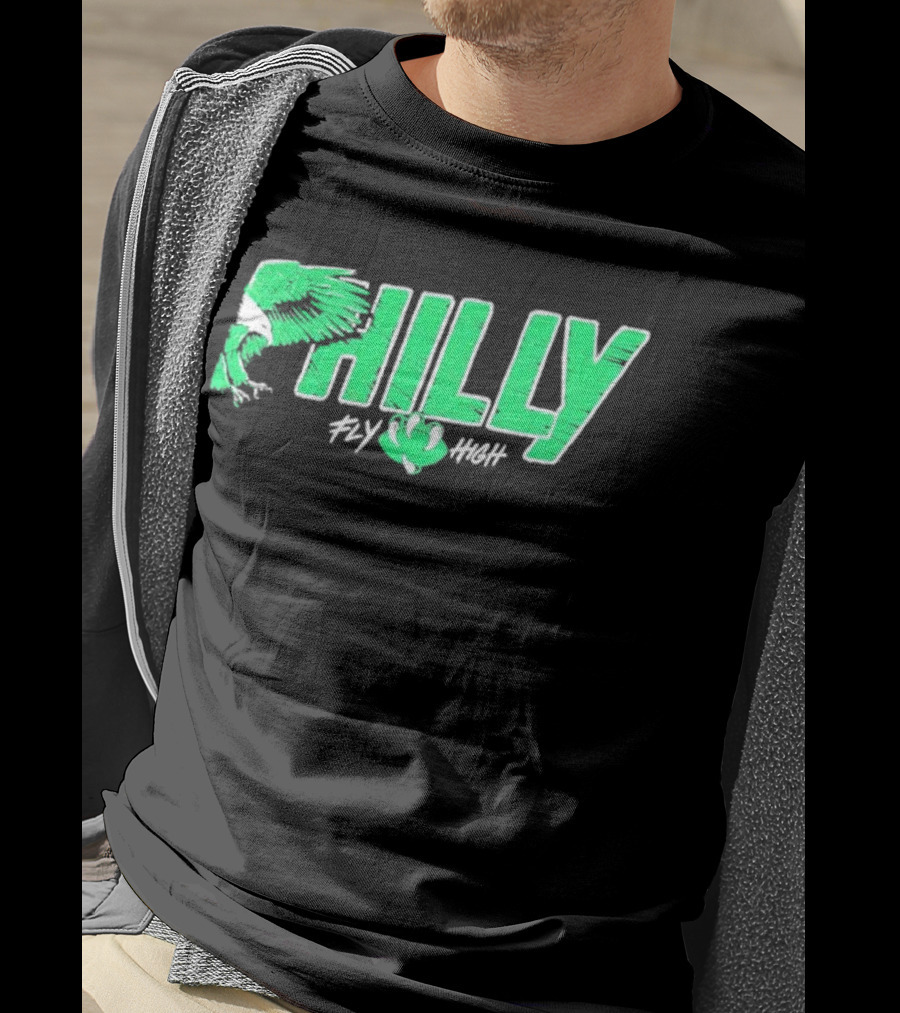 Philly Fly High Football Eagle T-Shirt