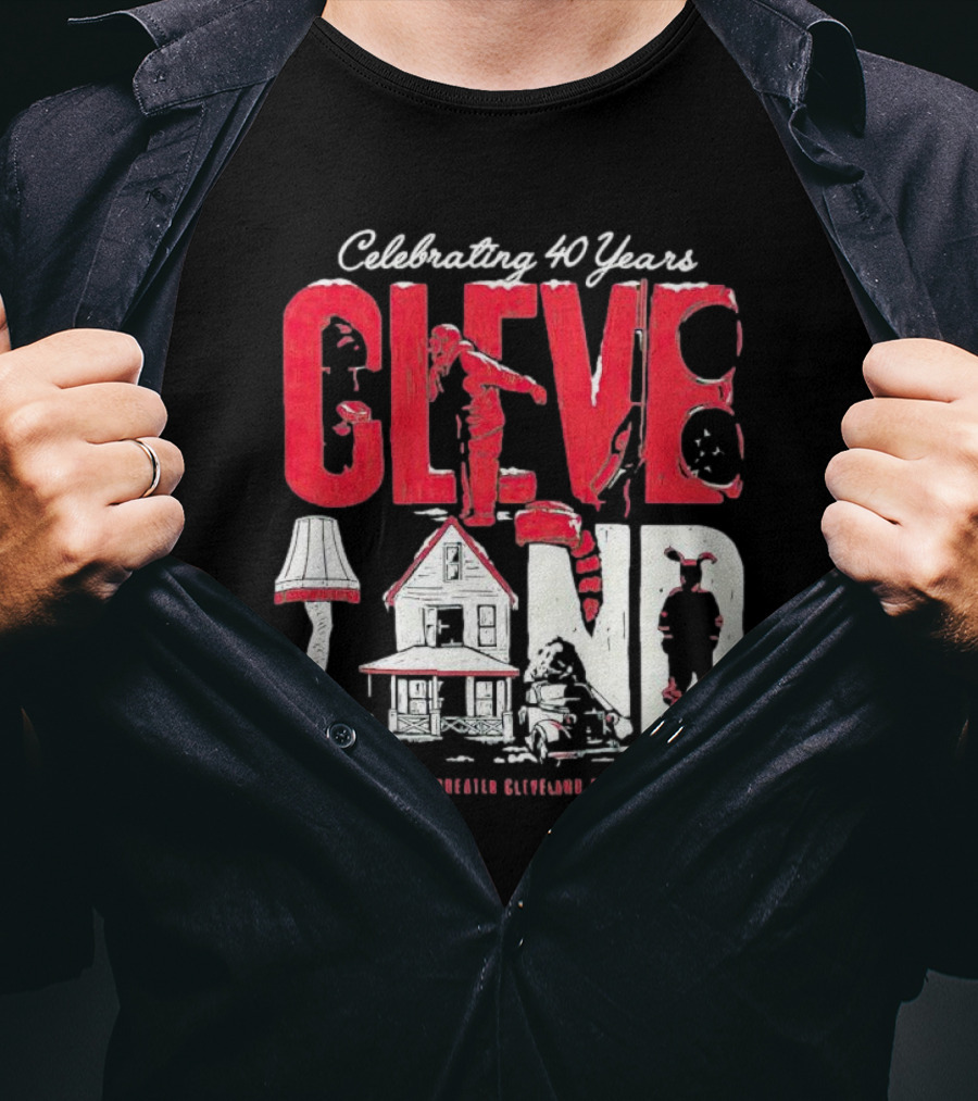 Celebrating 40 Years Cleveland Greater Cleveland Film Commission T-Shirt