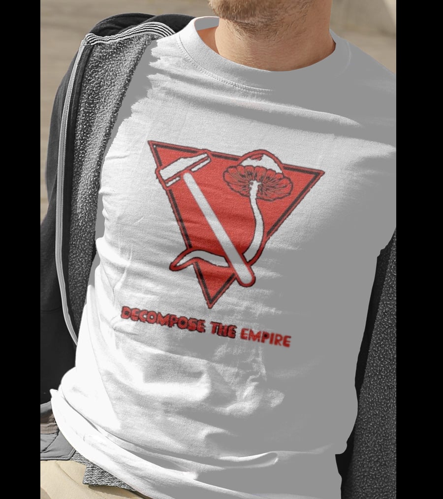 Decompose The Empire Mushroom Hammer Triangle T-Shirt