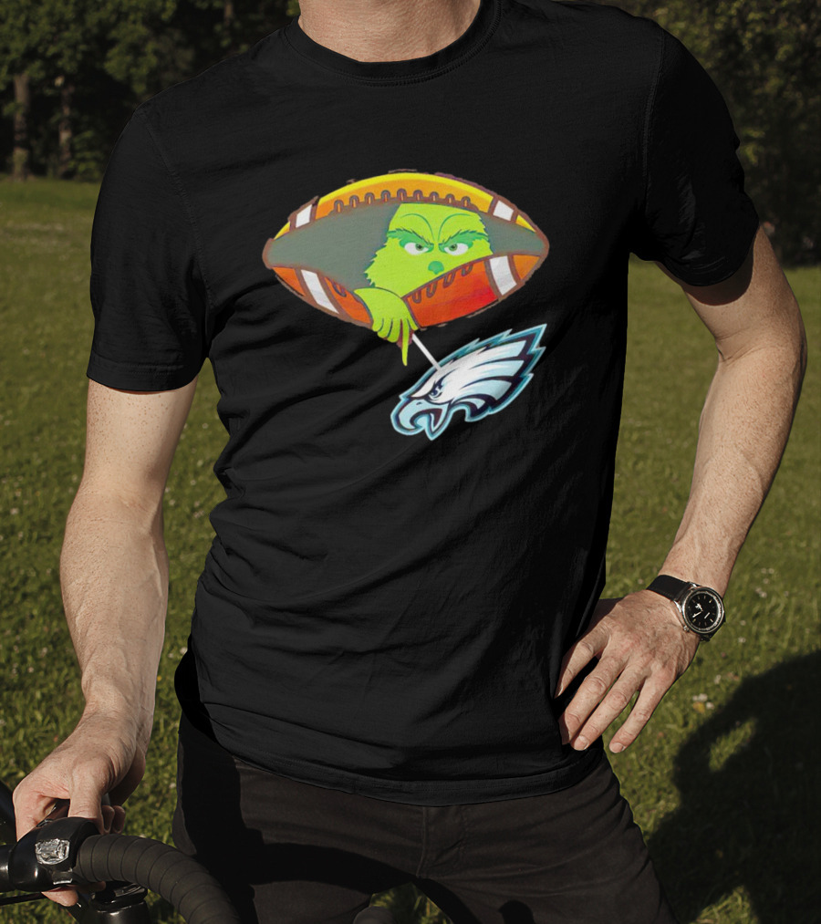 Grinch Ew Philadelphia Eagles Football T-Shirt