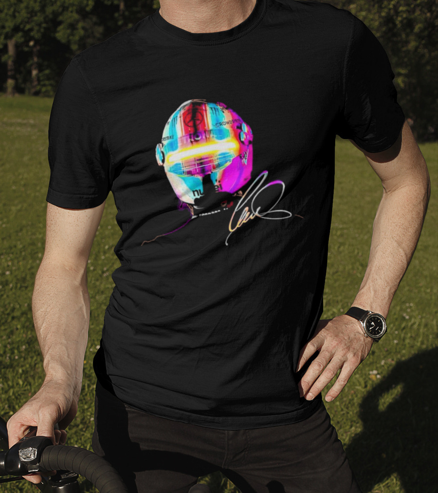 Lewis Hamilton Rainbow Signature Helmet T-Shirt