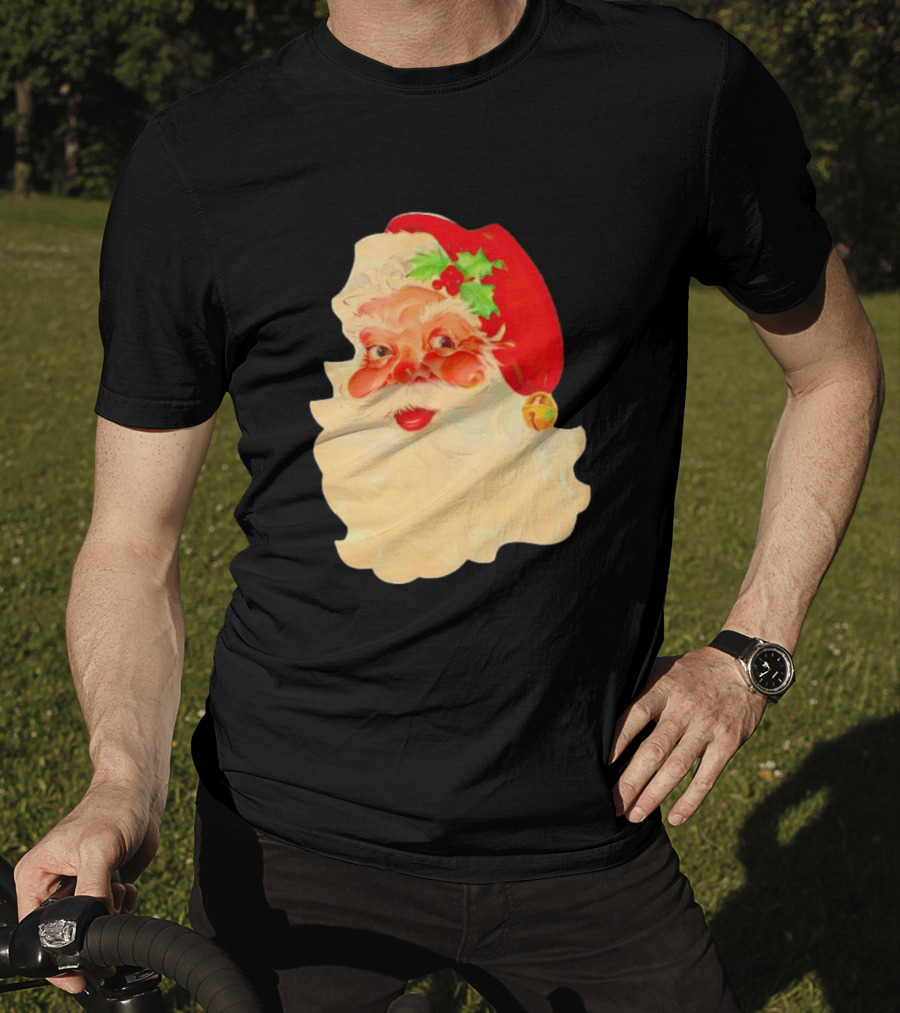 Santa Claus Vintage 1960s Christmas Nostalgia T-Shirt