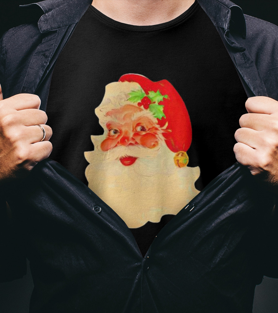 Santa Claus Vintage 1960s Christmas Nostalgia T-Shirt
