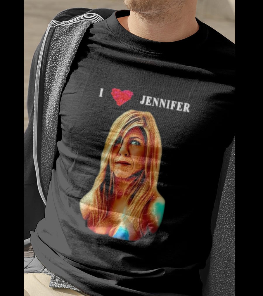 I Love Jennifer Iconic Fan Tribute Heart T-Shirt