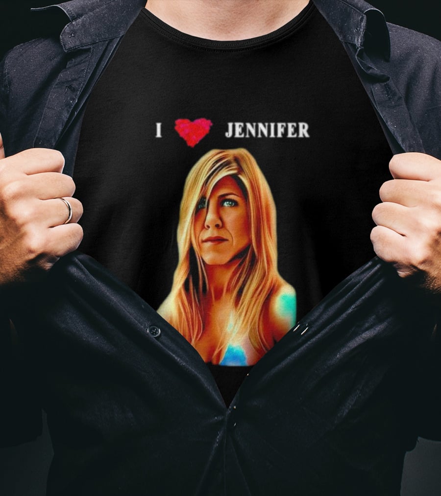 I Love Jennifer Iconic Fan Tribute Heart T-Shirt