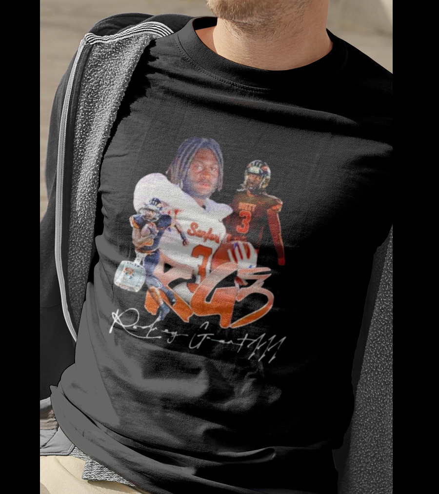 Rockey Grant RG3 Sanford Heavy 3 Football T-Shirt