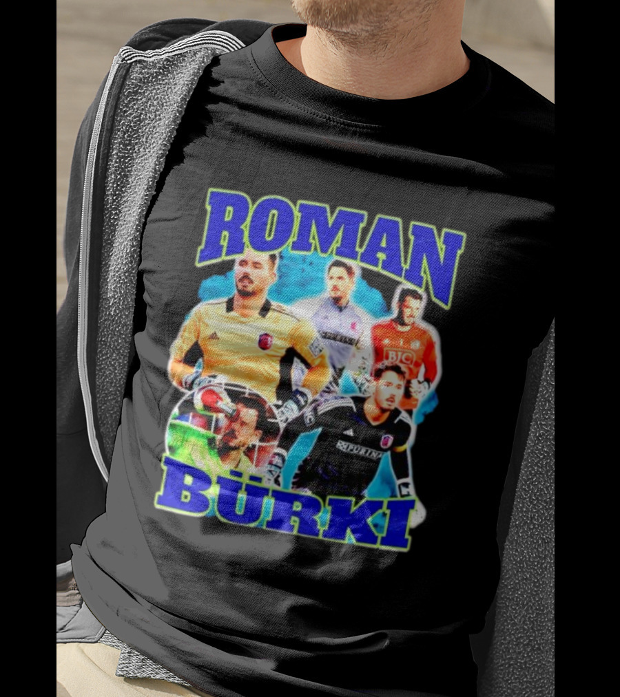 Roman Bürki Soccer Goalkeeper Collage Bootleg T-Shirt