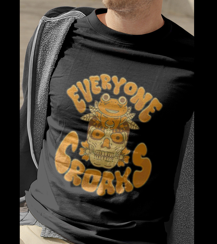 Everyone Croaks Sugar Skull Frog T-Shirt