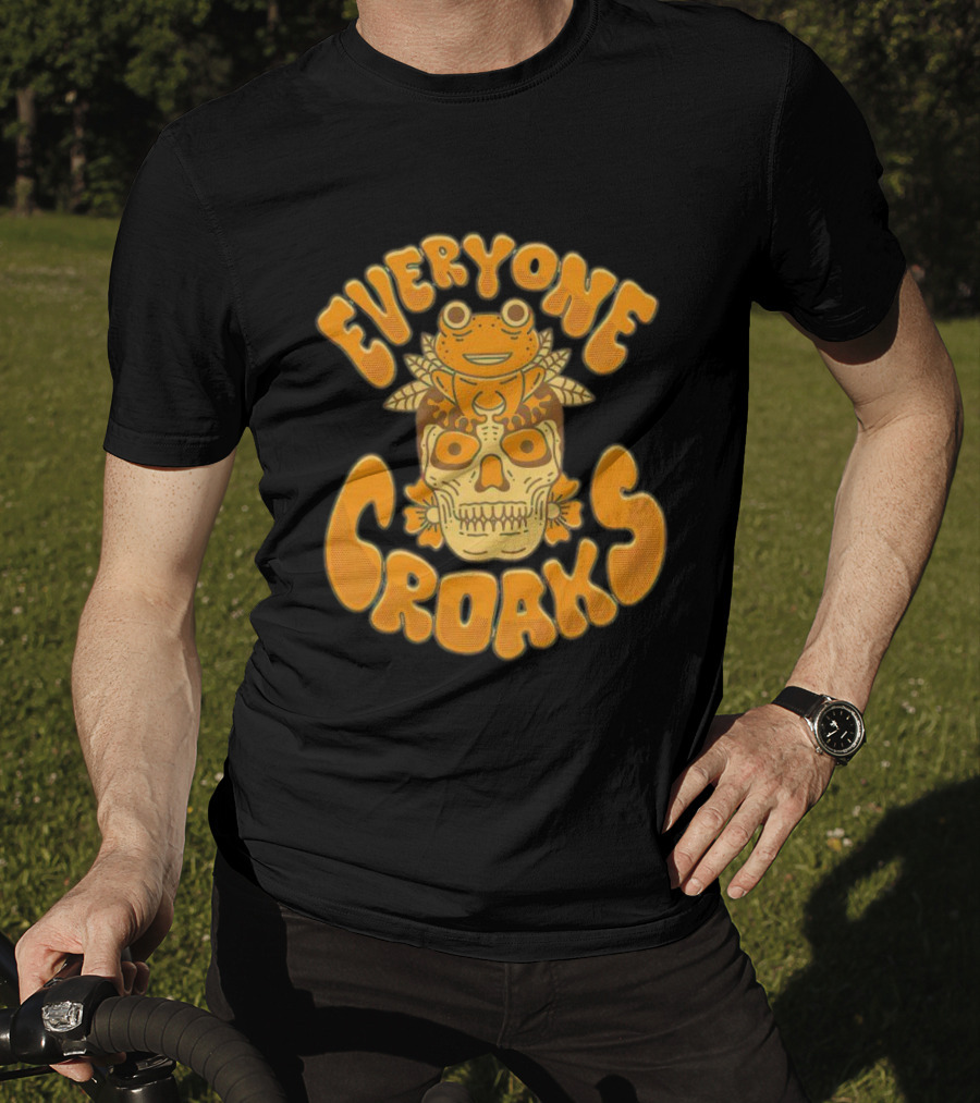Everyone Croaks Sugar Skull Frog T-Shirt