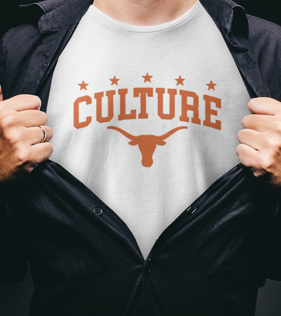 Texas Longhorns Culture Five Stars T-Shirt
