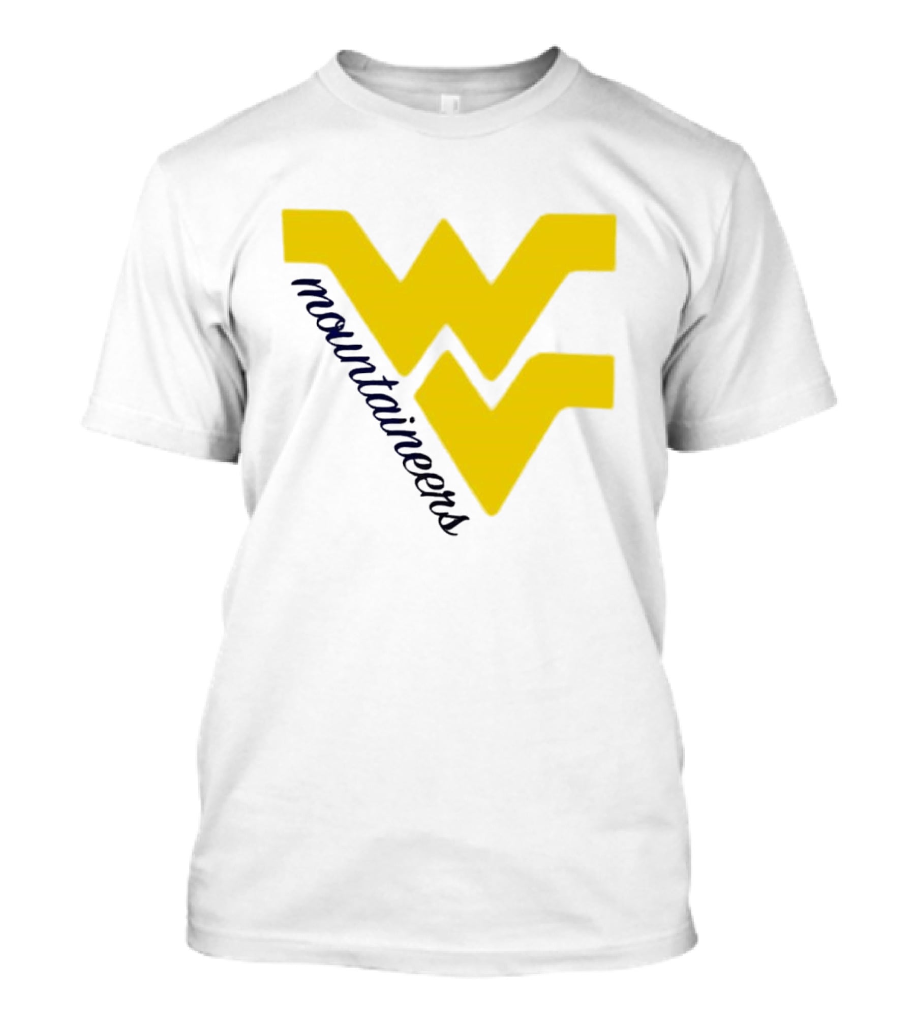 WVU Mountaineers Yellow WV T-Shirt