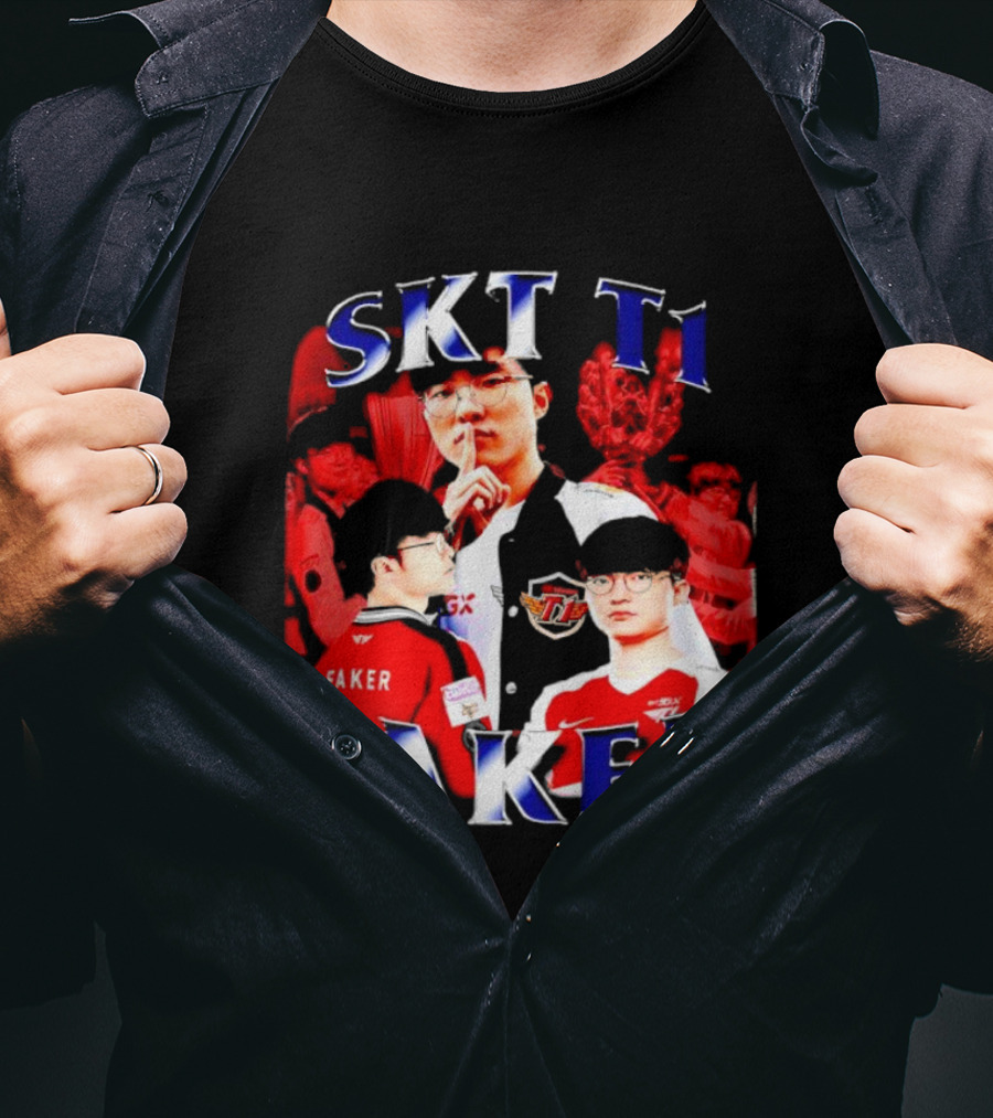 SKT T1 Faker Vintage Champion Legacy T-Shirt