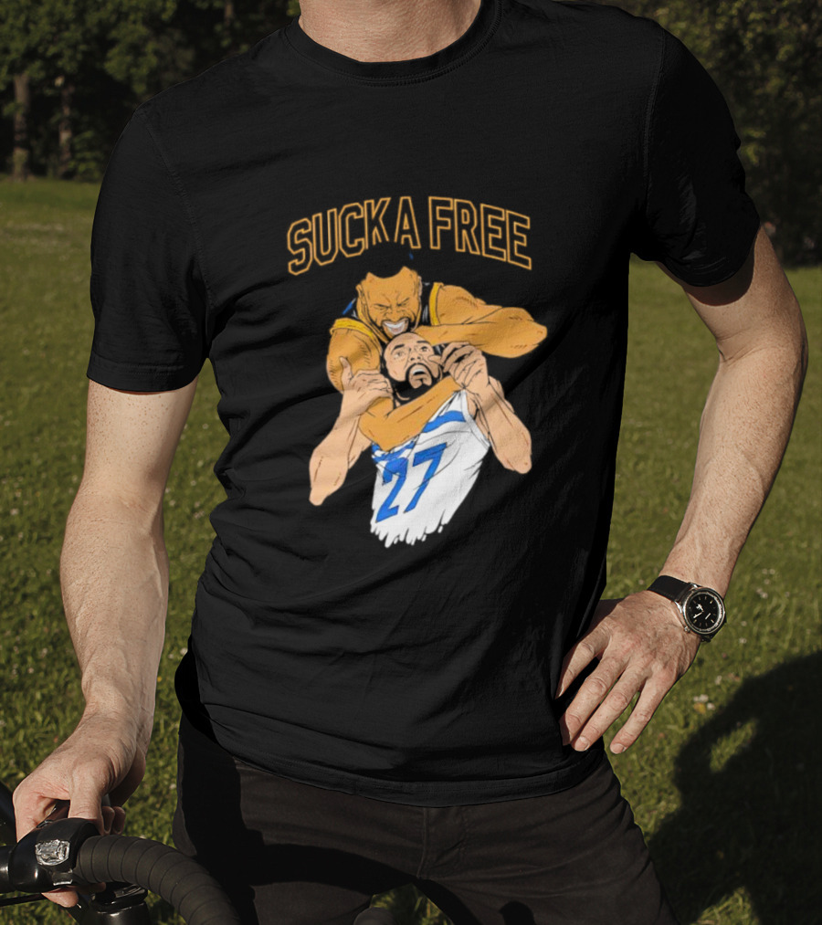 SUCKA FREE Dray Physical Play Basketball Meme T-Shirt