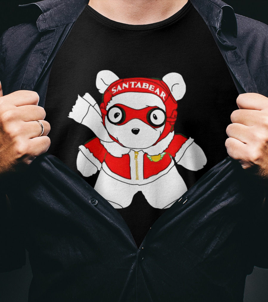 Santa Bear Aviator Christmas Minnesota T-Shirt