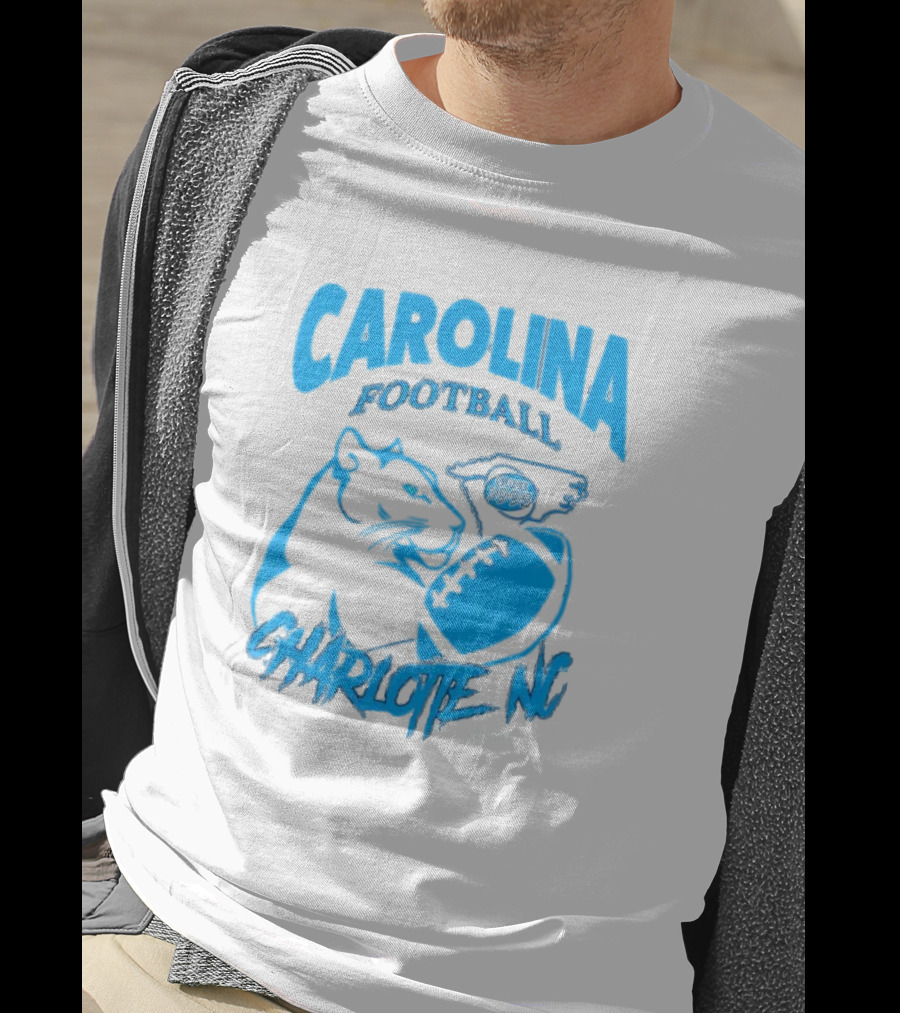 Carolina Football Since 1995 Charlotte NC Panther T-Shirt