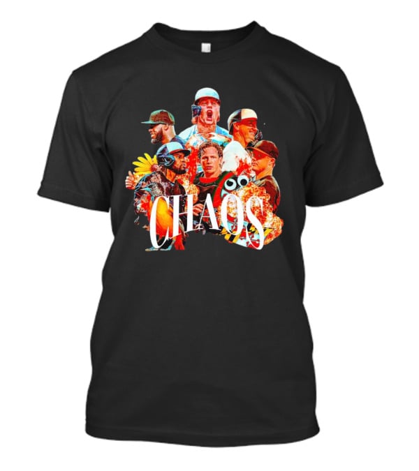 CHAOS Baltimore Orioles Baseball Players Action Collage T-Shirt