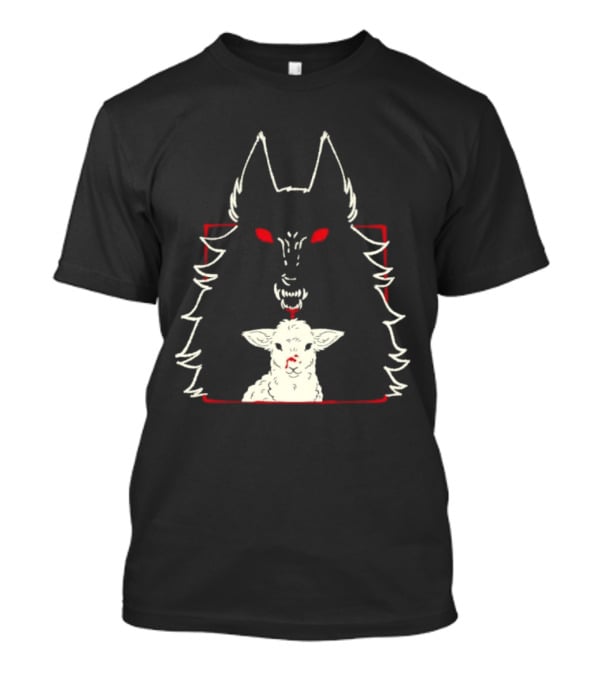 Duplicity By Morsusmania Wolf And Lamb Duality T-Shirt