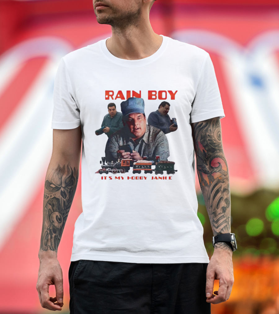 Tony Soprano Train Boy It's My Hobby Janice T-Shirt