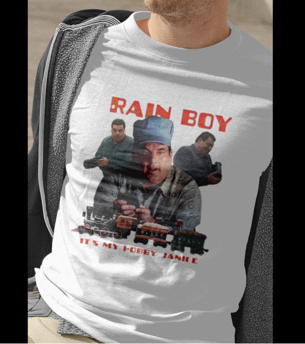 Tony Soprano Train Boy It's My Hobby Janice T-Shirt