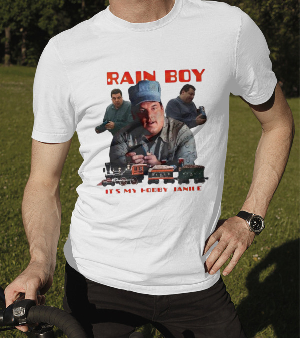 Tony Soprano Train Boy It's My Hobby Janice T-Shirt