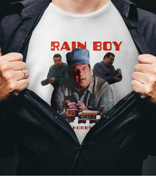 Tony Soprano Train Boy It's My Hobby Janice T-Shirt