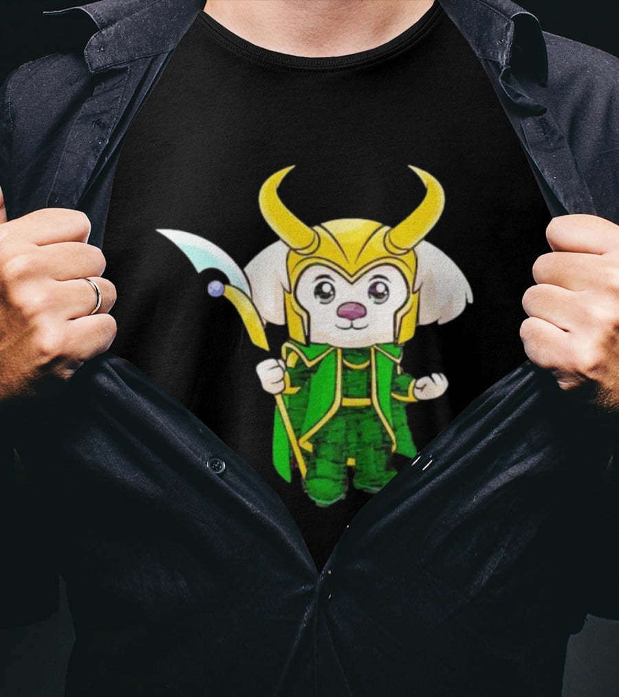 Trickster God Doug Loki Dog Version T-Shirt