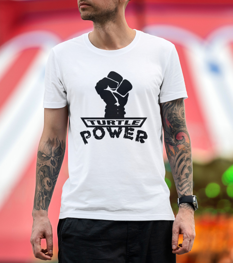 Turtle Power Fist Revolution Bold Iconic T-Shirt