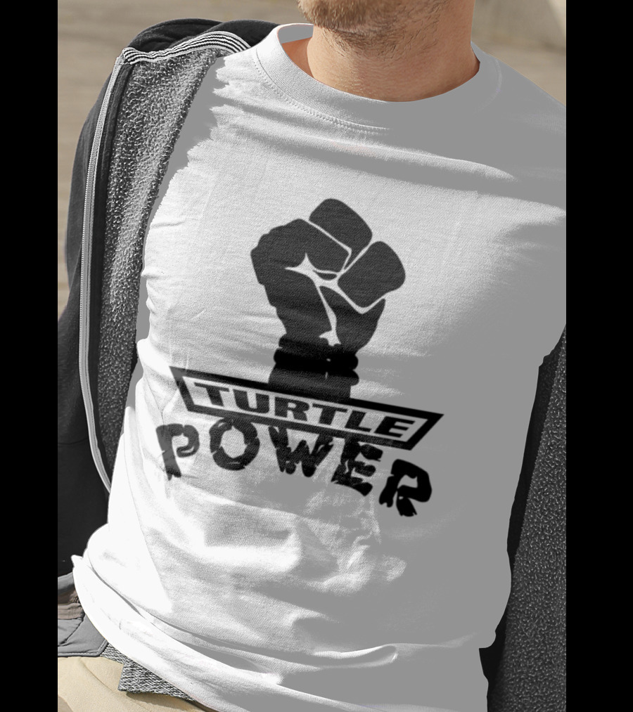 Turtle Power Fist Revolution Bold Iconic T-Shirt