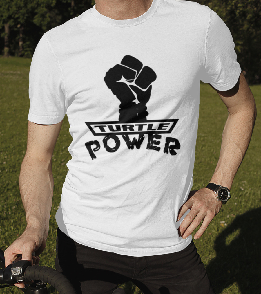 Turtle Power Fist Revolution Bold Iconic T-Shirt