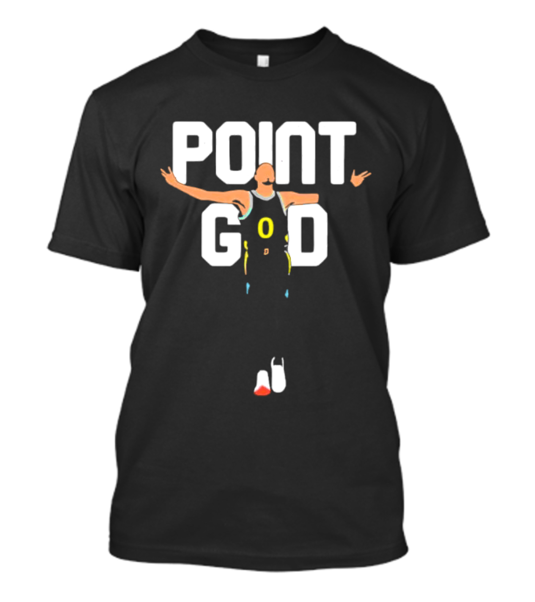 Point God Tyrese Haliburton Basketball Pose T-Shirt