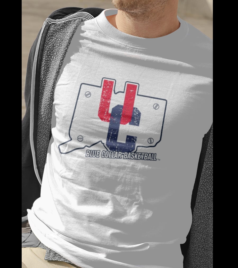 UC Blue Collar Basketball Connecticut T-Shirt