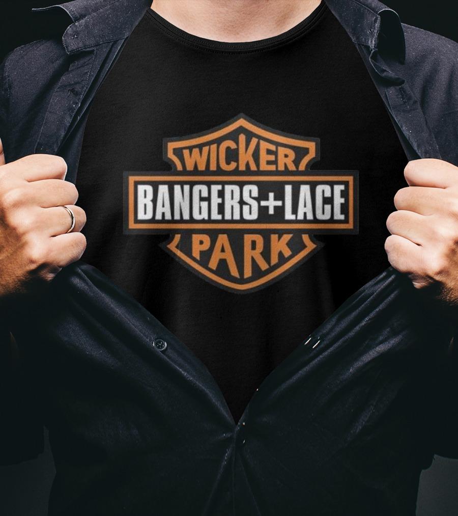 Wicker Park Bangers + Lace Shield Emblem T-Shirt