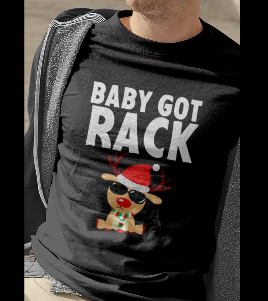 Baby Got Rack Reindeer Christmas T-Shirt