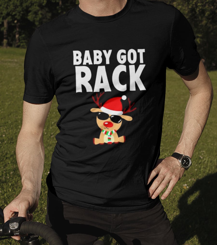 Baby Got Rack Reindeer Christmas T-Shirt