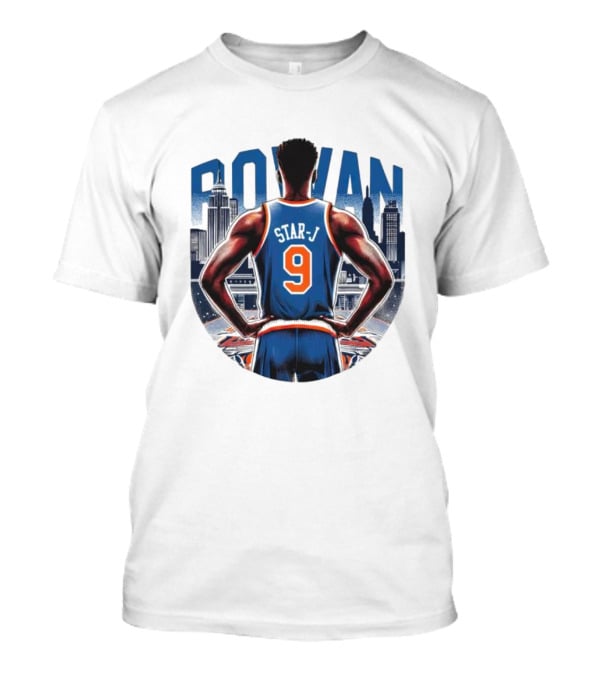 Rowan Star J 9 Basketball Urban Skyline T-Shirt