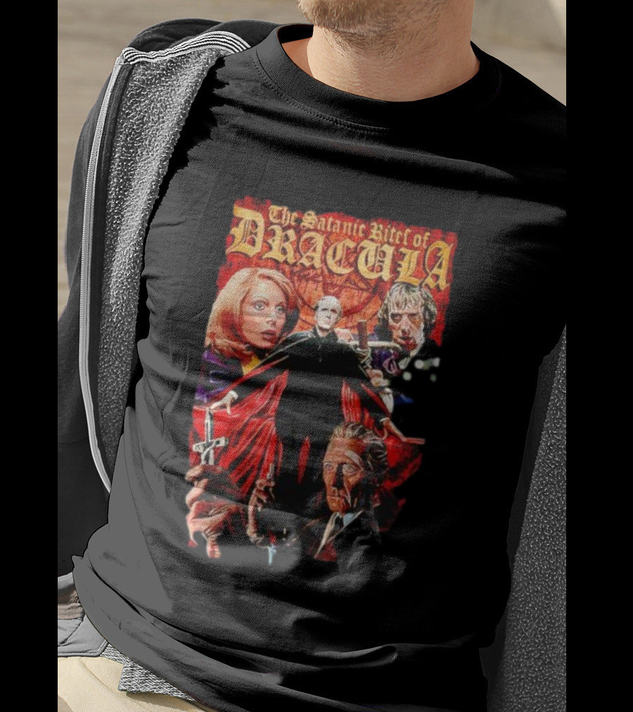 The Satanic Rites Of Dracula Vintage Movie T-Shirt