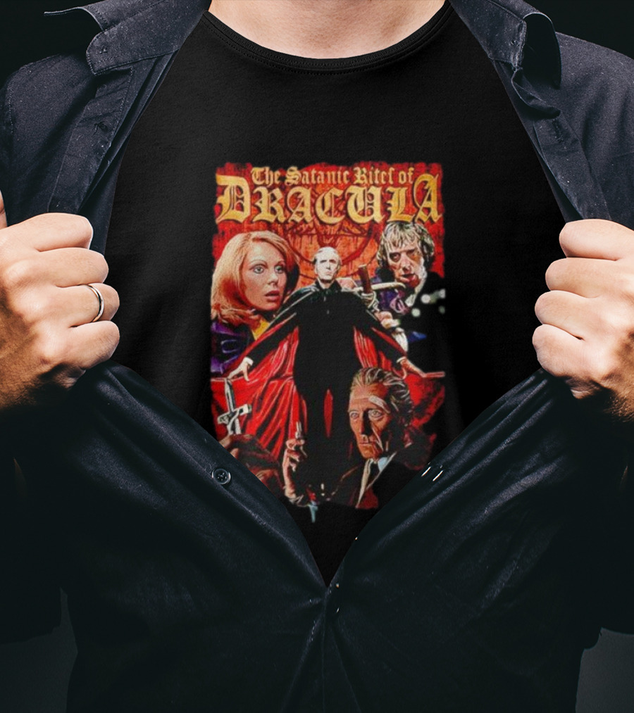 The Satanic Rites Of Dracula Vintage Movie T-Shirt