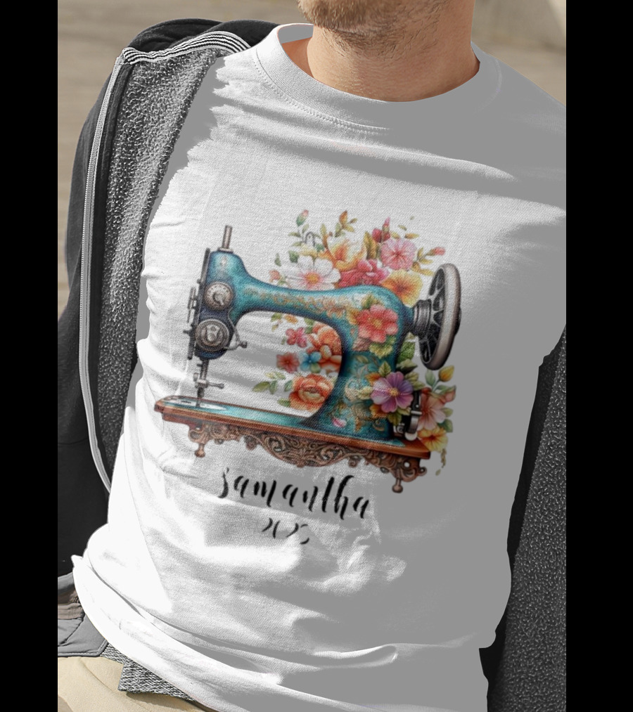 Sewing Machine Samantha Floral T-Shirt
